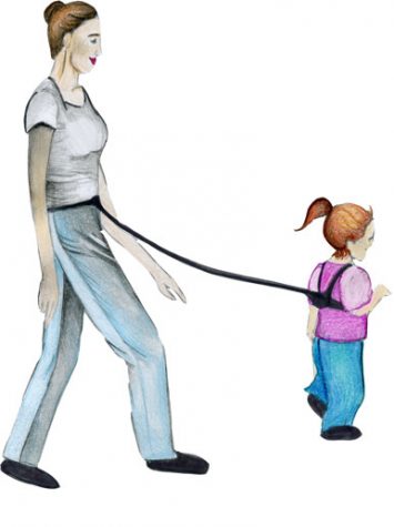 Leashing children: parent or pet owner?