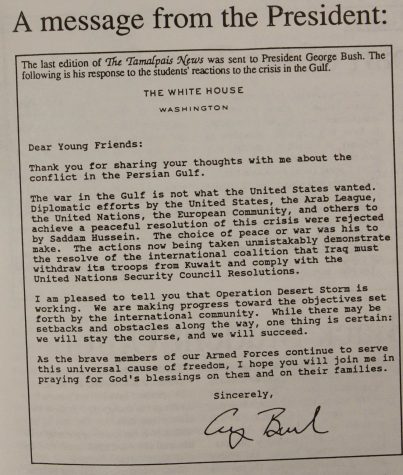 From the Archives: A message from the President
