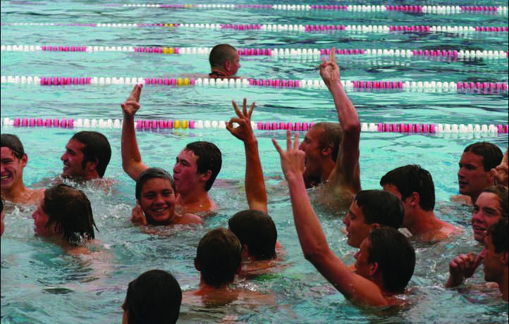 Boys Swimming Third Concecutive Championship