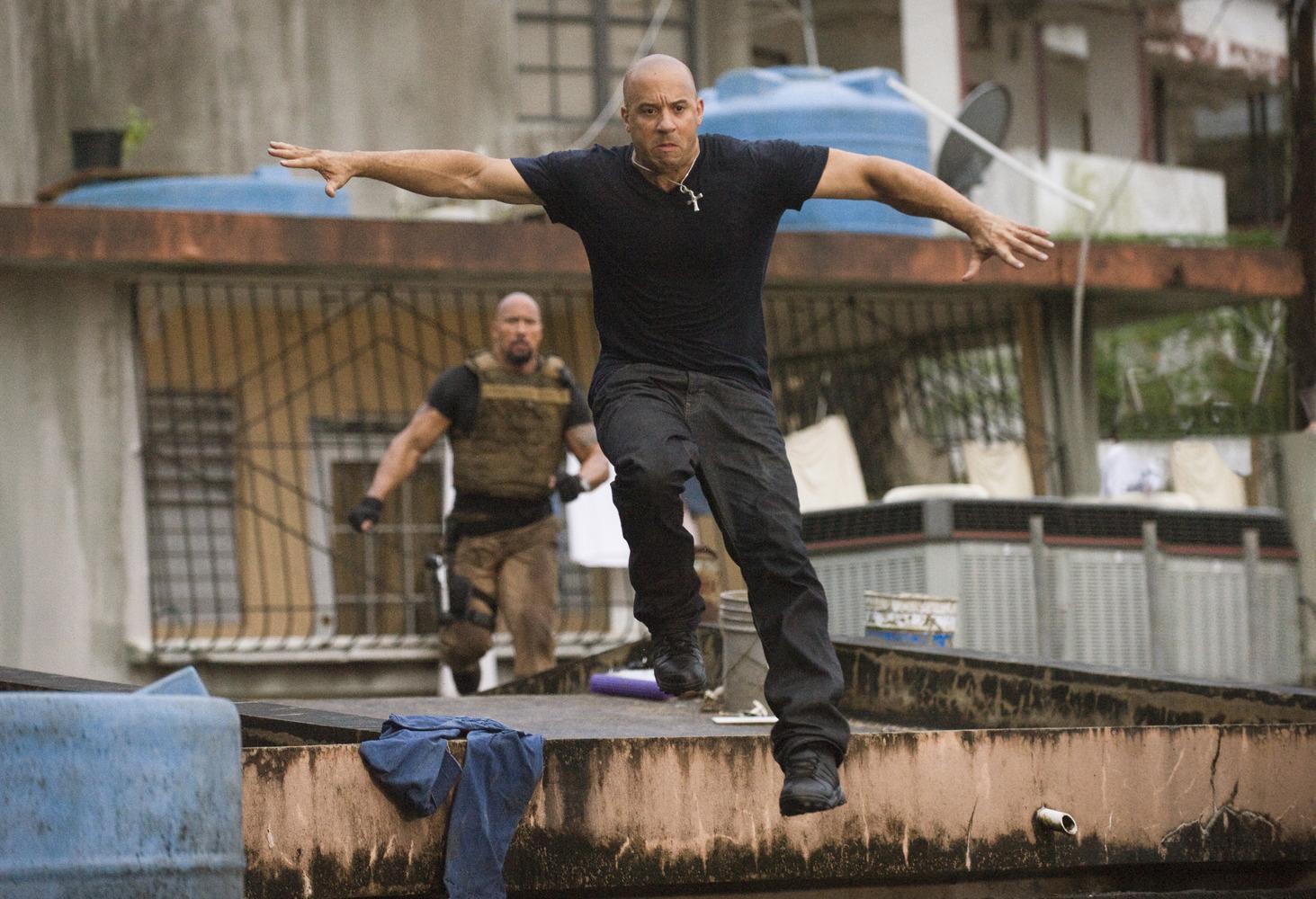 “Fast Five” lags, but packs a punch in the end