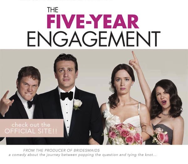 Overlong The Five-Year Engagement still has fun despite runtime