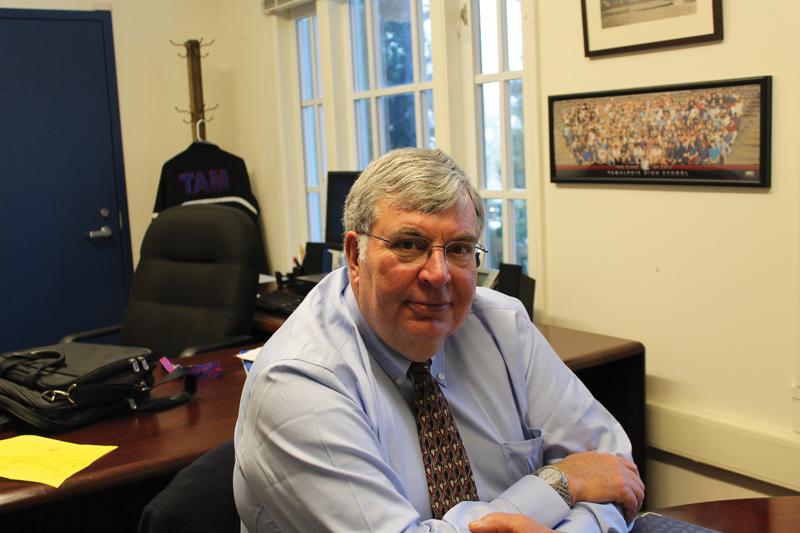 WELCOME ABOARD: Dr. Robert Vieth will act as principal for the remainder of the 2012-13 school year.                Photo by: Jordan Blackburn