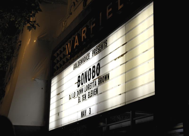 Erykah Badu opened with a DJ set for Bonobo at The Warfield on May 3. 