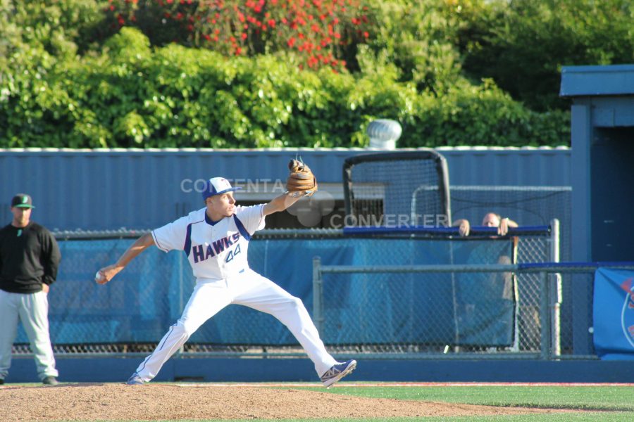 Mason Collins takes the mound against the Drake Pirates in a critical game on May 6.  Tam lost 0-2.  