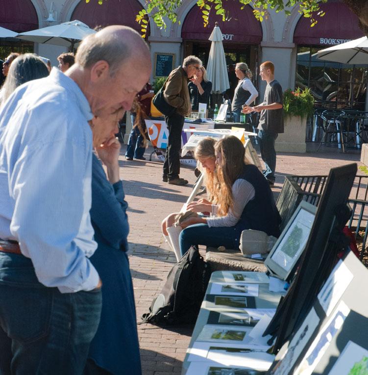 Students Display Art on Campus and Downtown