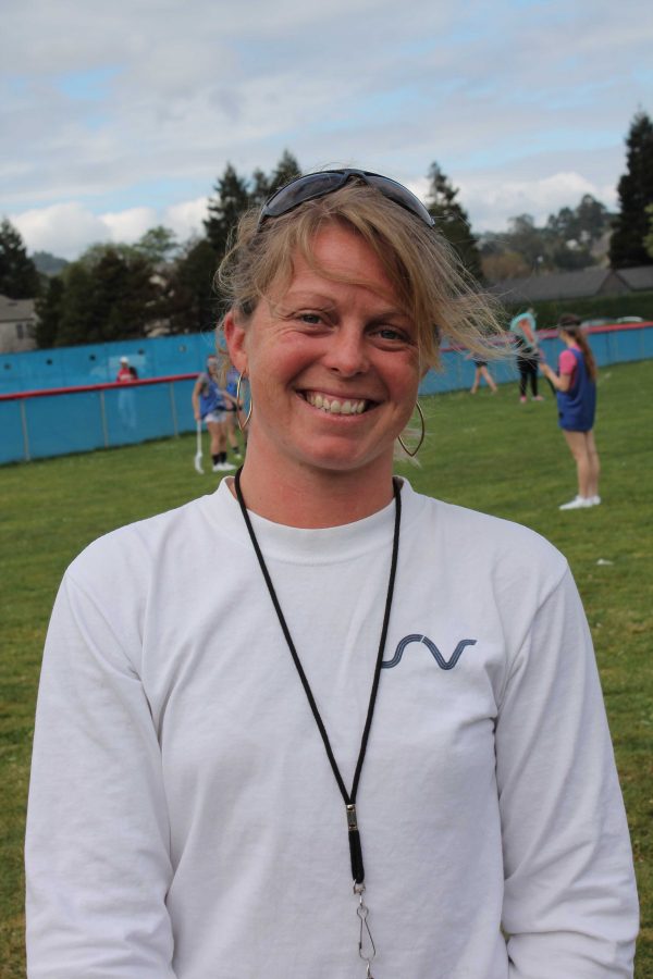 TAM GRAD: Natalie Butler is the returning girls’ lacrosse coach. She was among the first to play lacrosse at Tam.           Photo by: Kerry Taylor 