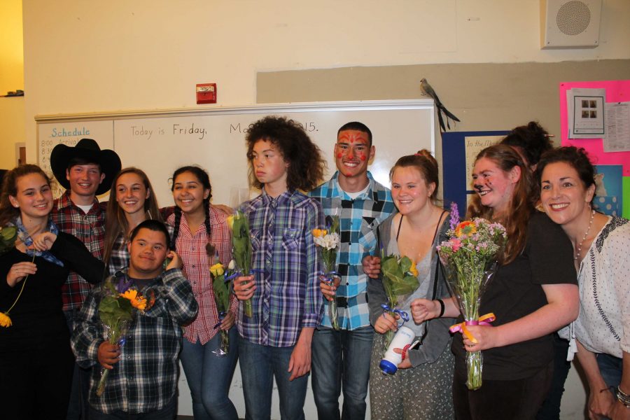 Pictured are many of the teachers, guest  artists and students  that  worked  to  create  a  successful one  act.
Photo by: Sammy Herdman