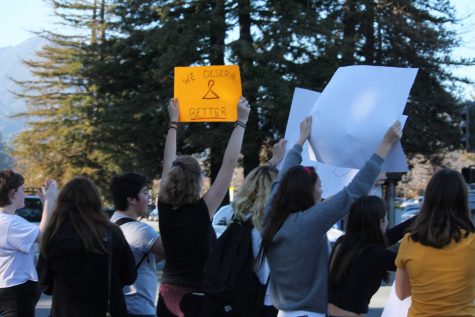 Tam High Walk Out Protest – November 14, 2016