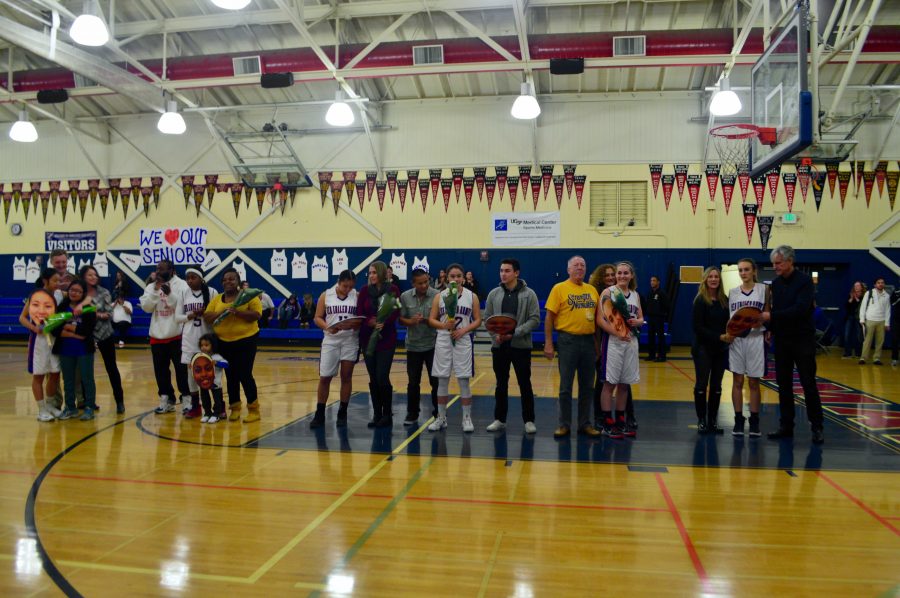 Girls Varsity Basketball Senior Night Recap