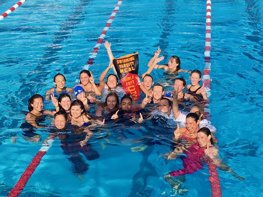 Tam Girls Swimming Wins MCALs