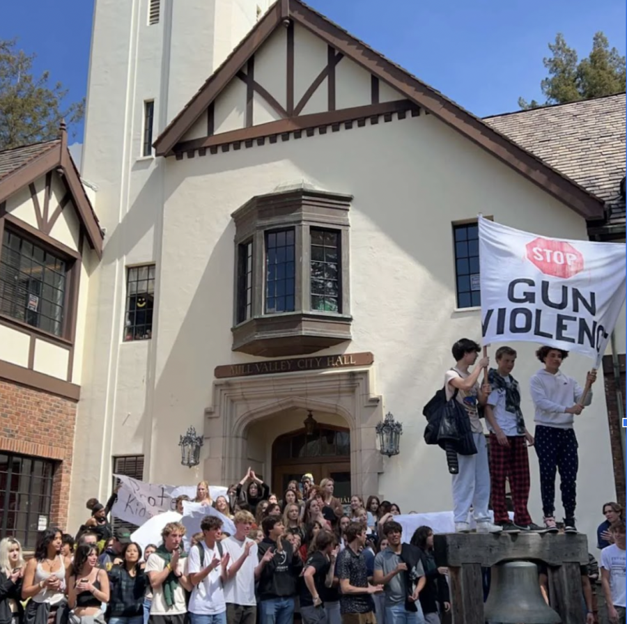 Student walk out turns into march against gun violence